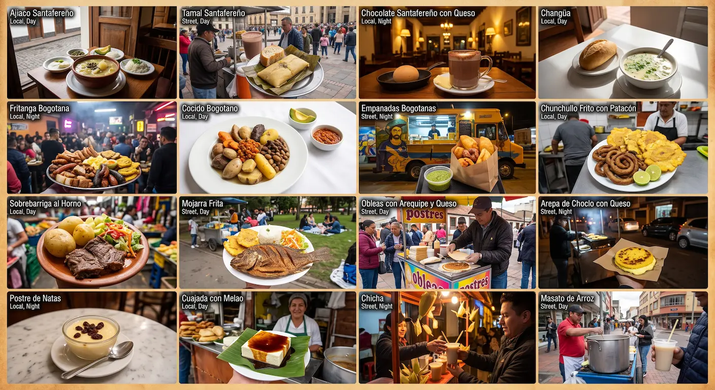 Galería de comida en Bogotá
