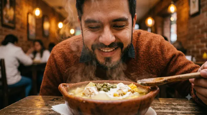 Reseña de ajiaco en Chapinero